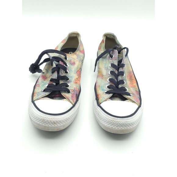 Converse All Star Women's Tye-Dye Floral Low Top Sneakers Size 7 US - Picture 13 of 15
